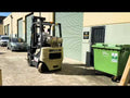Forklift Magnetic Sweeper 72 inch