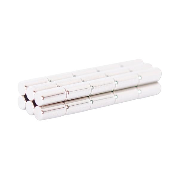 Neodymium Cylinder Magnet - 4mm x 6mm | N45 - AMF Magnets New Zealand