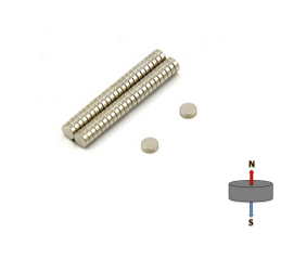 Neodymium Disc Magnet - 3mm x 1.5mm | N50 - AMF Magnets New Zealand