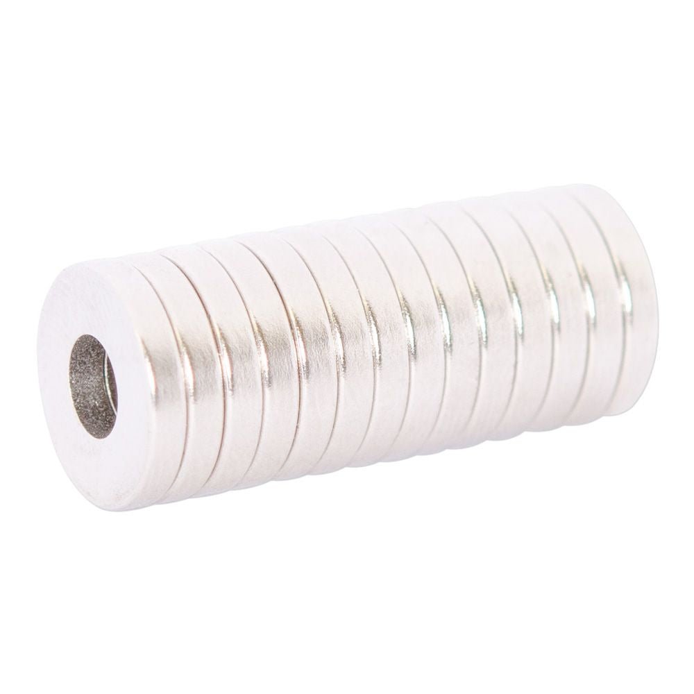 Neodymium Ring Magnet - (OD)10mm x (ID)5mm x (H)1.5mm | N42 - AMF Magnets New Zealand