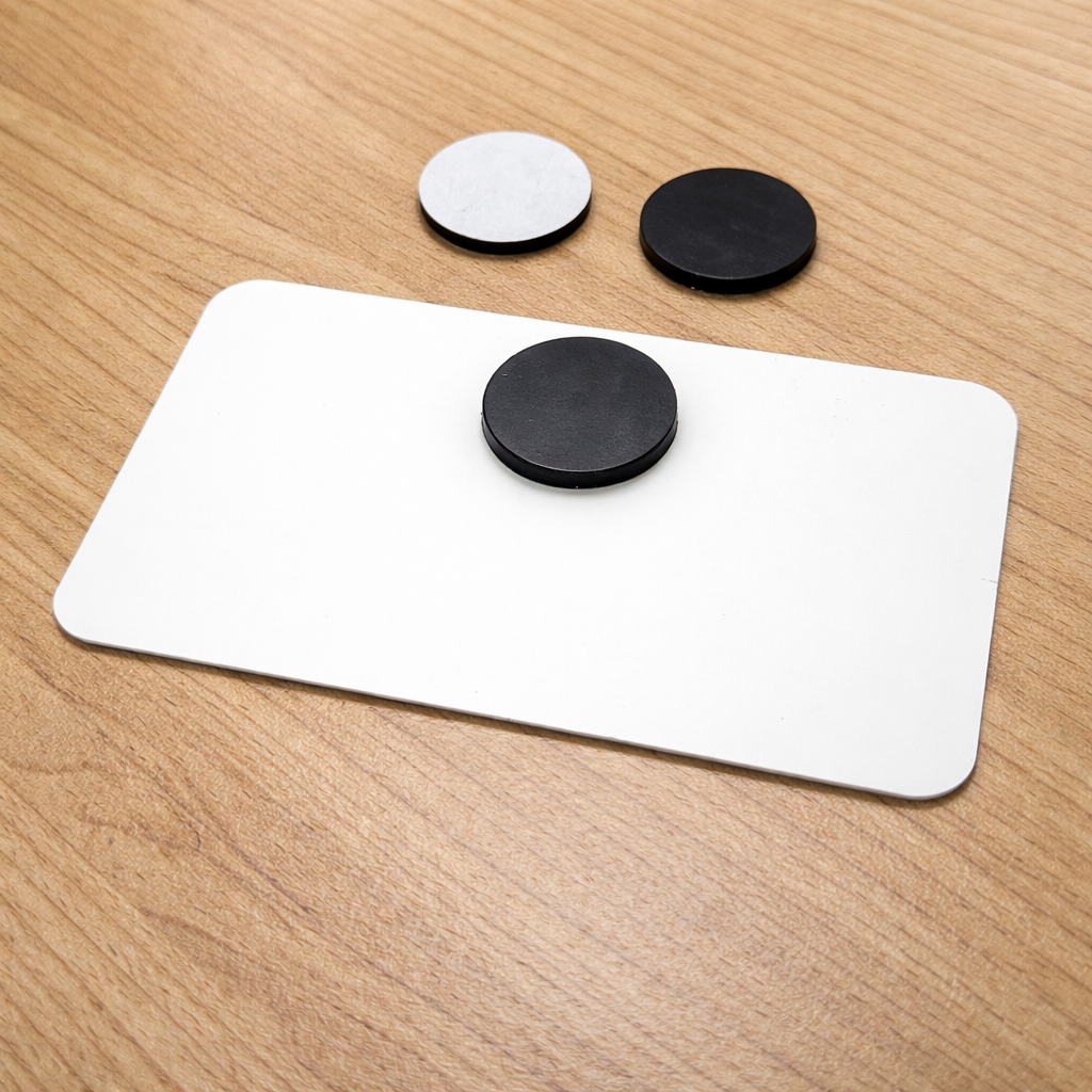 Self-Adhesive Round Patch Magnet | D20mm x 2mm (0.8” x 0.08”) | Sold Per Patch