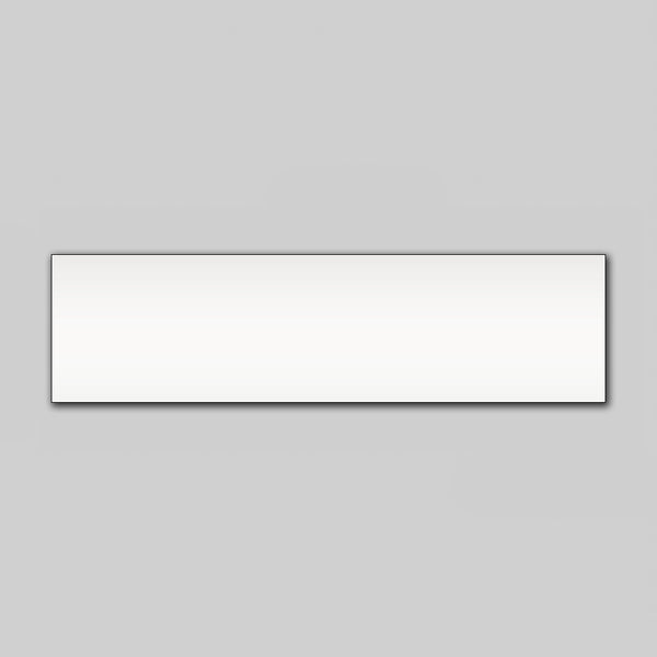 Matte White Magnetic Label – 150mm x 40mm x 0.8mm | Non-Rewritable