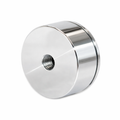Female Thread Neodymium Pot Magnet | Stainless Steel Coating | 30mm x 16mm with ¼”-28 UNF Threaded Hole