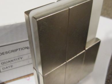 Neodymium Block Magnet - 50.8mm x 24.5mm x 6.35mm | N35