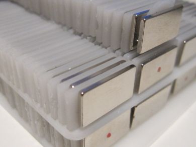 Neodymium Block Magnet - 15mm x 8mm x 1.2mm | N48