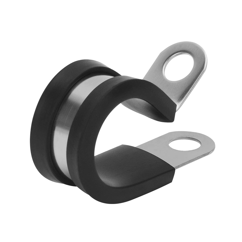 Hose Clamp P-Clip (Non Magnetic) | Rubber Lined | ID22mm dia.