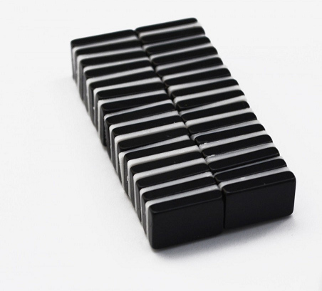 Neodymium Block Magnet - 22mm x 18mm x 4.6mm | N33 | Epoxy Coated