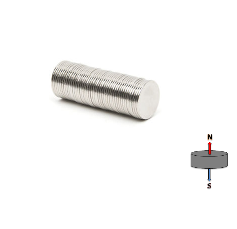 Neodymium Disc Magnet 11mm x 1mm N50