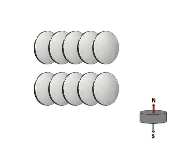 Neodymium Disc Magnet 18mm x 1mm N35