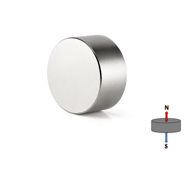 Neodymium Disc Magnet 20mm x 10mm N45H | High Temperature ≤120ºC