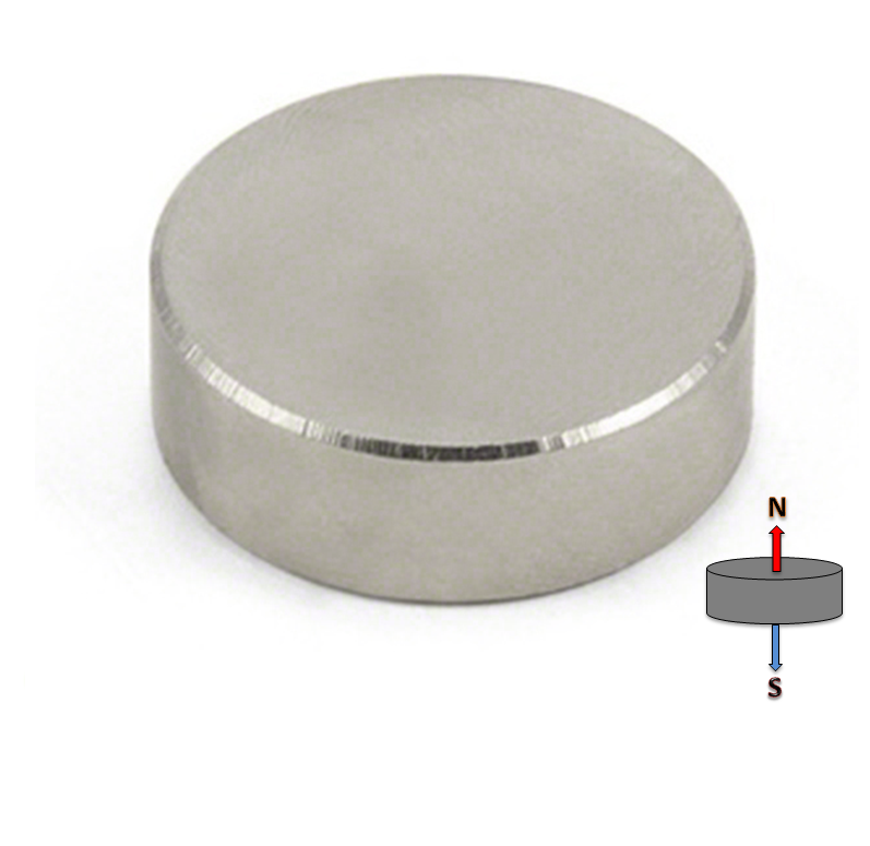 Neodymium Disc Magnet 30mm x 10mm N45