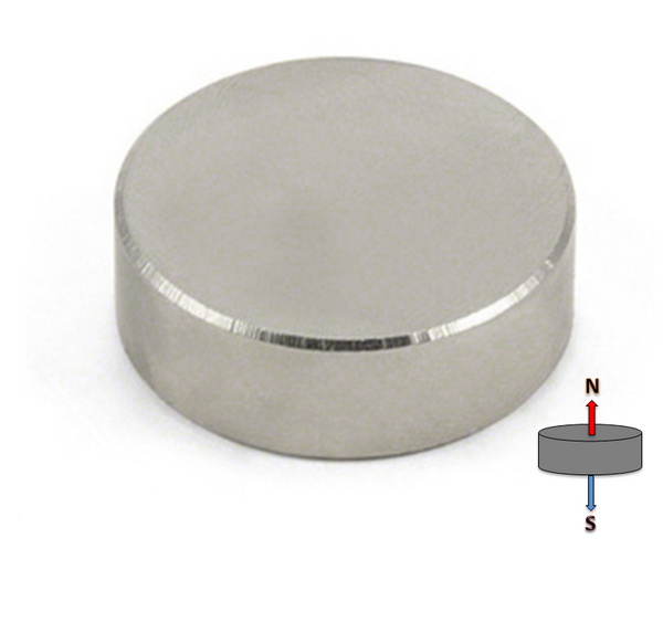 Neodymium Disc Magnet 30mm x 10mm N45