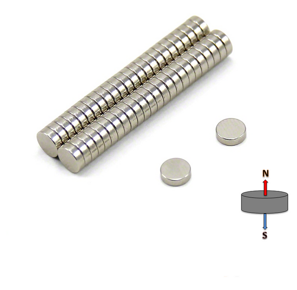 Neodymium Disc Magnet 5mm x 2mm N45