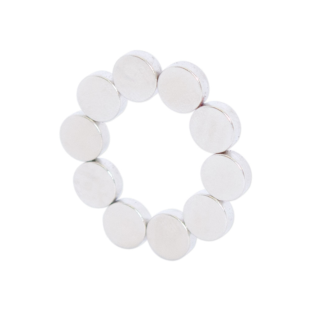 Neodymium Disc Magnet 6mm x 2mm N45 | Diametrical Magnetised
