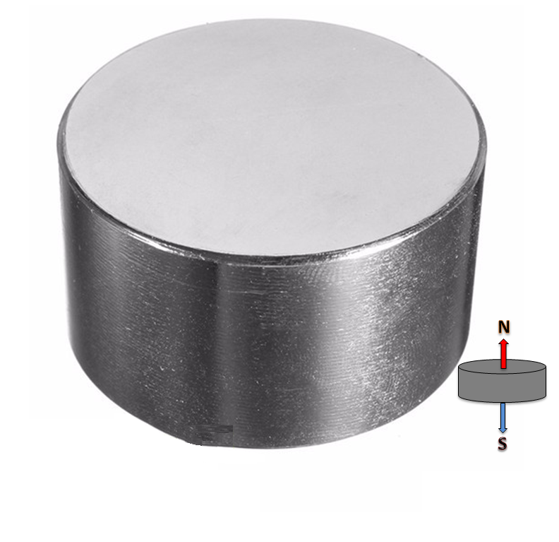 Neodymium Rare Earth Disc Magnet 70mm x 40mm N48 | AMF Magnets New ...