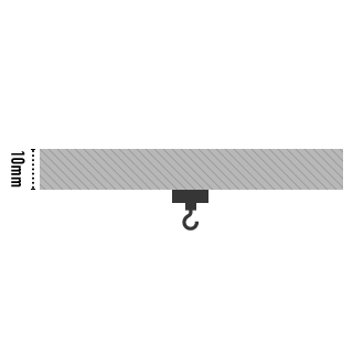 Neodymium Hook Magnet - D20mm x 37mm | 9kg Pull Force | 4 PACK