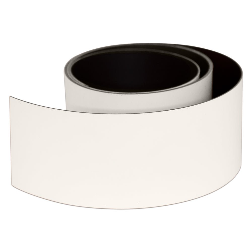 White Magnetic Tape 50mm x 0.6mm | PER METRE | Supplied As Continuous Length - AMF Magnets New Zealand