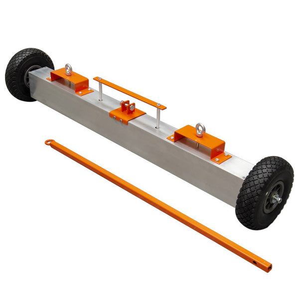 3-in-1 Towable Magnetic Sweeper with Quick Release | 48" - AMF Magnets New Zealand