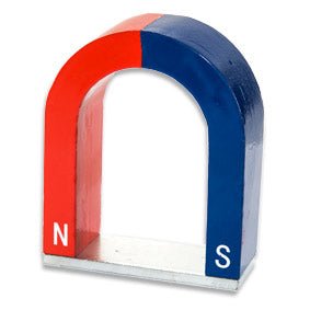 Alnico Horseshoe Magnet - 100mm x 85mm x 33.5mm - AMF Magnets New Zealand