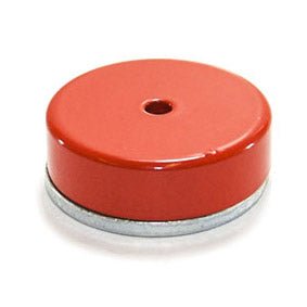 Alnico Shallow Pot Magnet - 38mm x 10.5mm | M6 Straight Through-Hole - AMF Magnets New Zealand