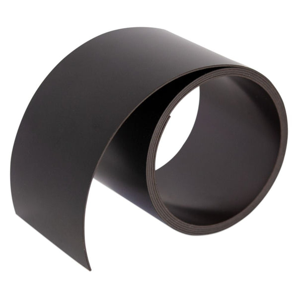 Black Magnetic Tape - 50mm x 0.6mm | PER METRE | Supplied As Continuous Length - AMF Magnets New Zealand