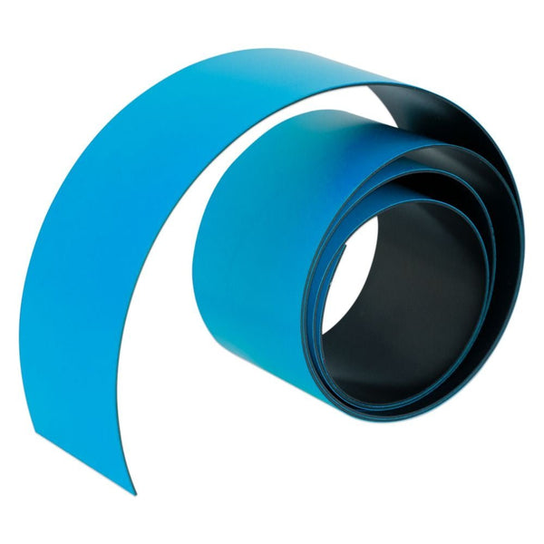 Blue Magnetic Tape - 50mm x 0.6mm | PER METRE | Supplied As Continuous Length - AMF Magnets New Zealand