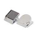 Chrome Square Round Memo Clip Magnet | 30mm - AMF Magnets New Zealand