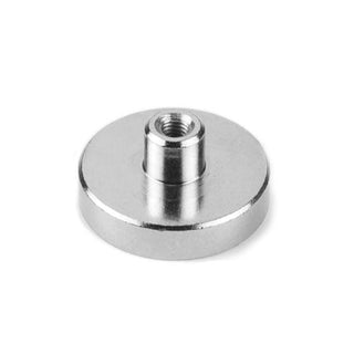 Female Thread Neodymium Pot Magnet - Diameter 32mm x 18mm - AMF Magnets New Zealand