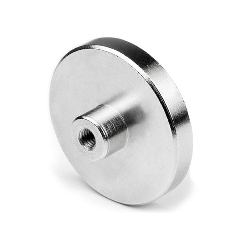 Female Thread Neodymium Pot Magnet - Diameter 75mm x 34mm - AMF Magnets New Zealand