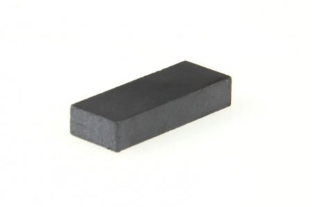 Ferrite Block Magnet - 25.4mm x 10mm x 5mm (L) | Magnetised Through Le ...