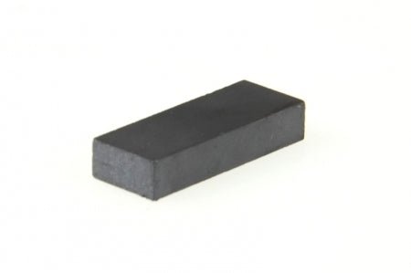 Ferrite Block Magnet - 25.4mm x 10mm x 5mm (L) | Magnetised Through Length - AMF Magnets New Zealand