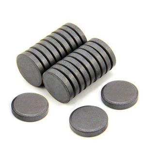Ferrite Disc Magnet - 15mm x 4mm | Isotropic - AMF Magnets New Zealand