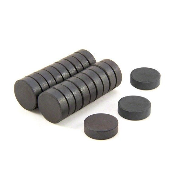 Ferrite Disc Magnet - 18mm x 8mm - AMF Magnets New Zealand