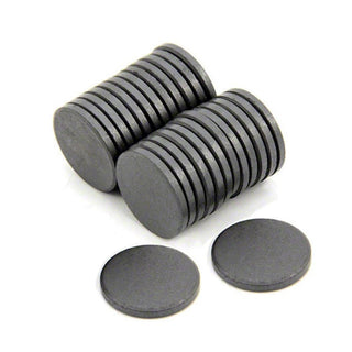 Ferrite Disc Magnet - 22mm x 3mm | Diametrically Magnetised - AMF Magnets New Zealand