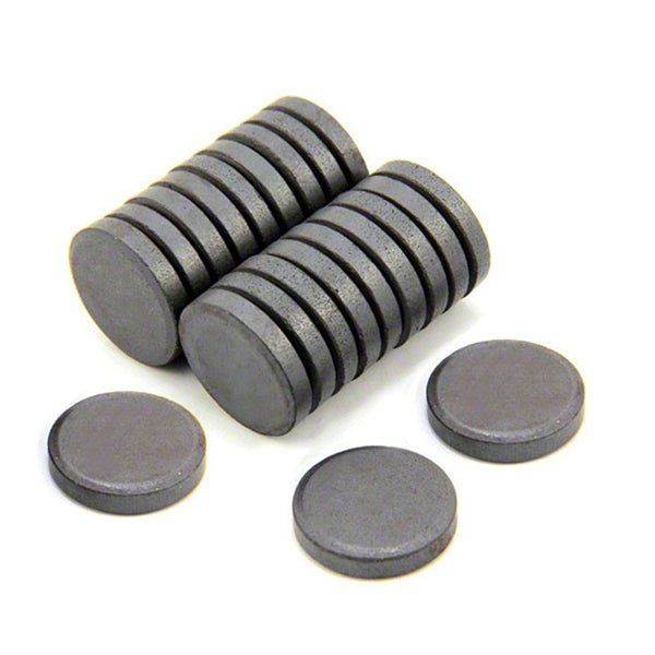 Ferrite Disc Magnet - 9.5mm x 3mm - AMF Magnets New Zealand