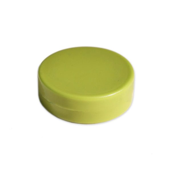 Ferrite Whiteboard Button Magnet - 30mm x 10mm | Lime Green - AMF Magnets New Zealand