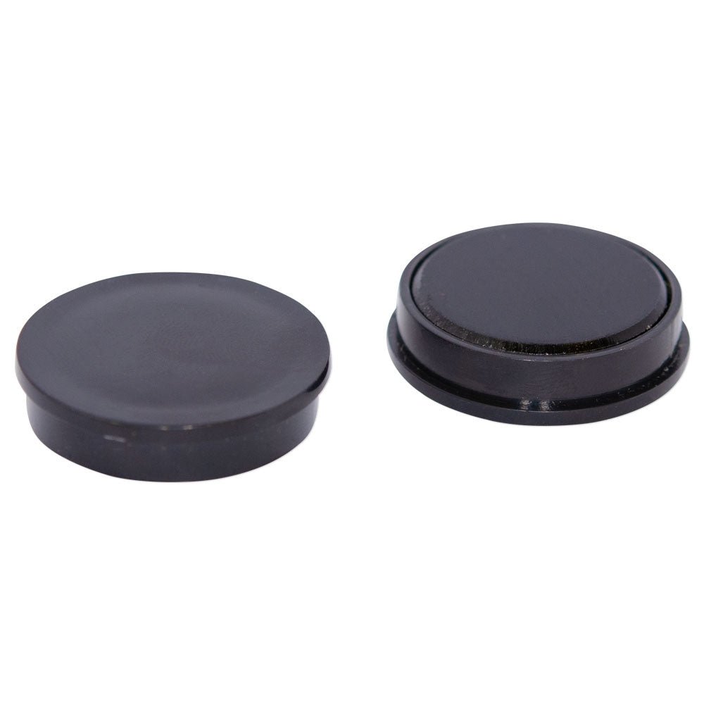 Ferrite Whiteboard Button Magnet - 30mm x 7mm | Black - AMF Magnets New Zealand