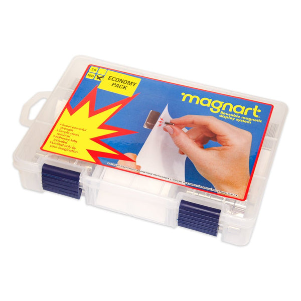 Magnart - Magnetic Art Hanging System | Economy 100 Pack + 100 Self-Adhesive Tabs - AMF Magnets New Zealand