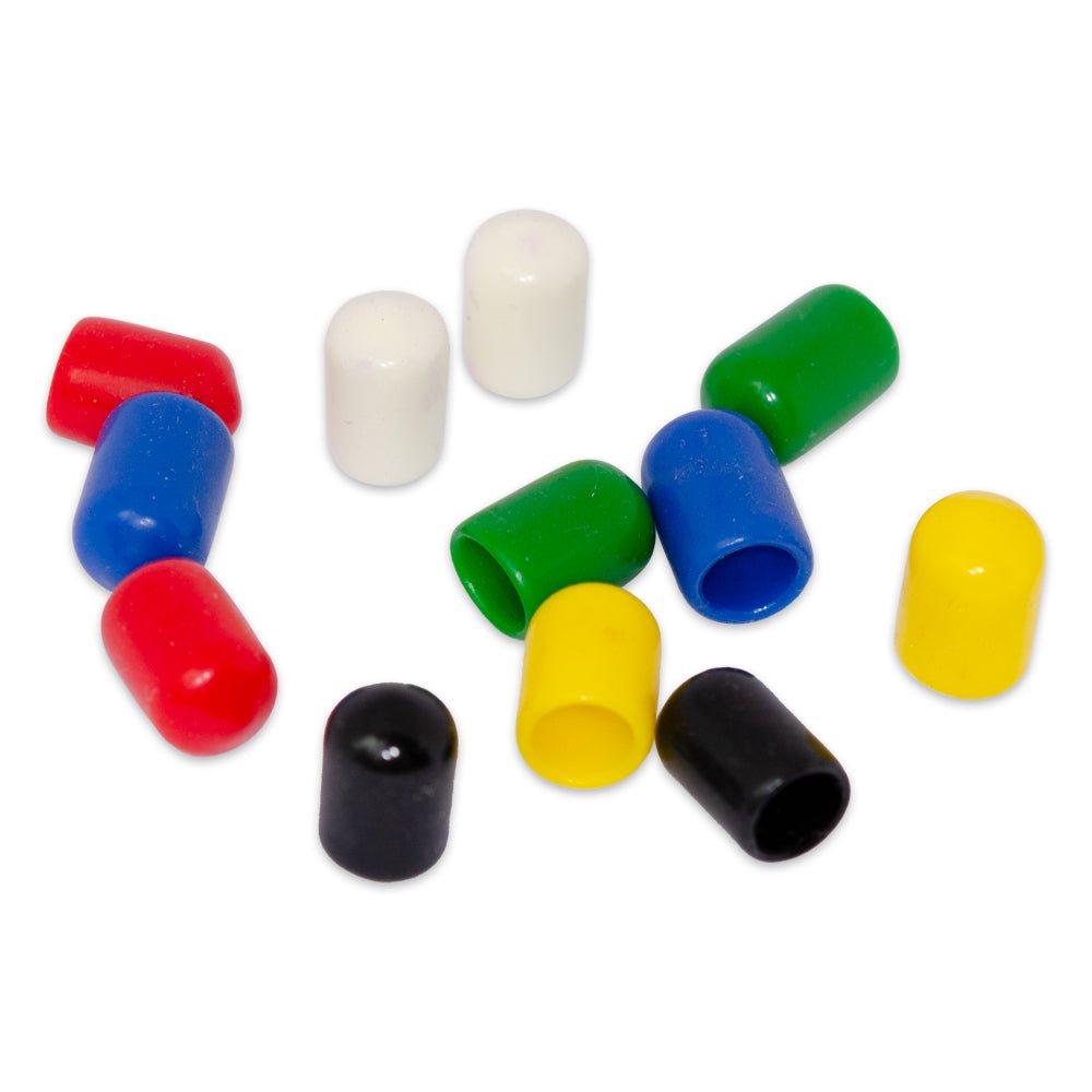 Magnart - Reusable Magnet Covers | 12 x Rubber Caps | Mixed Colour - AMF Magnets New Zealand