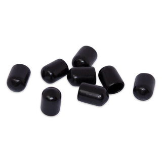 Magnart - Reusable Magnet Covers | 8 x Rubber Caps | Black - AMF Magnets New Zealand