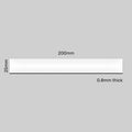 Magnetic Labels - 200mm x 25mm x 0.8mm | White - AMF Magnets New Zealand