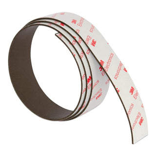 Magnetic Strip Neodymium - 25mm x 1.5mm with 3M Adhesive | PER METRE | Supplied As Continuous Length - AMF Magnets New Zealand