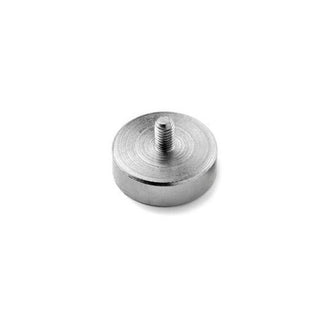 Male Thread Neodymium Pot Magnet - Diameter 25mm x 17mm - AMF Magnets New Zealand
