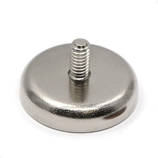 Male Thread Neodymium Pot Magnet - Diameter 32mm x 18mm - AMF Magnets New Zealand