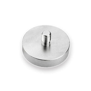 Male Thread Neodymium Pot Magnet - Diameter 42mm x 20mm | 8mm Thread - AMF Magnets New Zealand