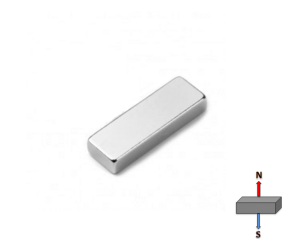 Neodymium Block Magnet - 30mm x 10mm x 5mm | N35 - AMF Magnets New Zealand