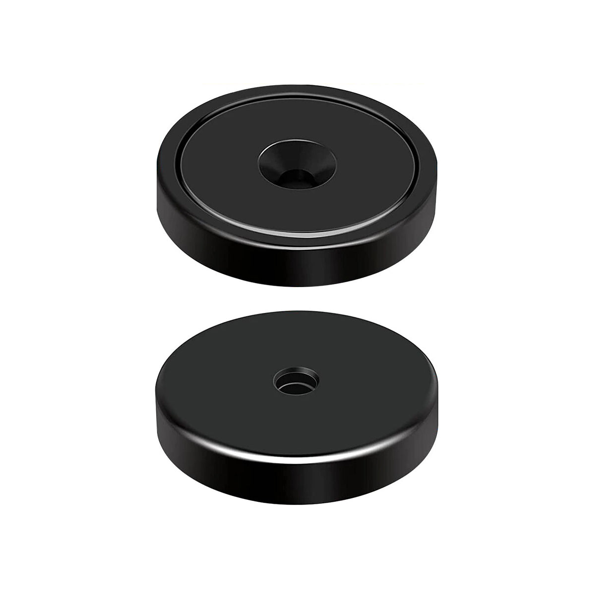 Neodymium Countersunk Pot Magnet with Black Epoxy Coating | D32mm x 8mm | Black Epoxy Coating | Rust Proof - AMF Magnets New Zealand