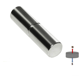 Neodymium Cylinder Magnet - 12.7mm x 25.4mm | N45 - AMF Magnets New Zealand