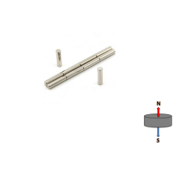 Neodymium Cylinder Magnet - 5mm x 20mm | N45 - AMF Magnets New Zealand