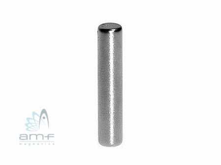 Neodymium Cylinder Magnet - 8mm x 25mm | N42 - AMF Magnets New Zealand
